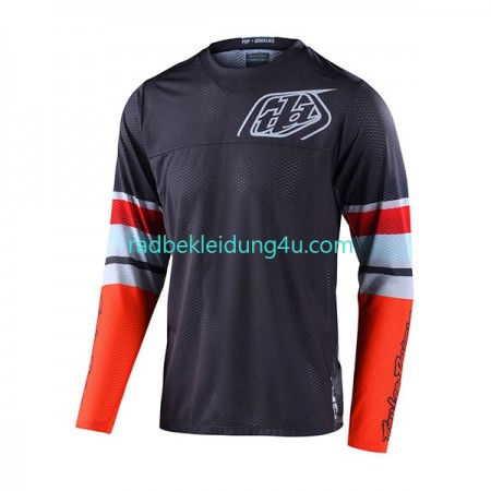 MTB Langarmtrikot 2022 TROY LEE DESIGNS GP AIR WARPED N001